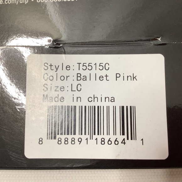 Theatricals Child Footed Microfiber Tights SIZE LC Large Child Ballet Pink New - Picture 3 of 9